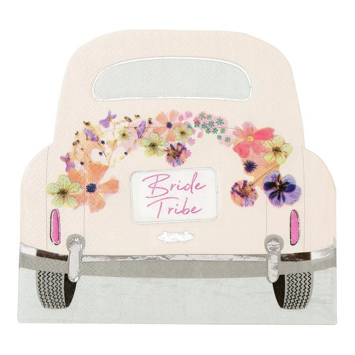 Bride Tribe Shaped Napkins