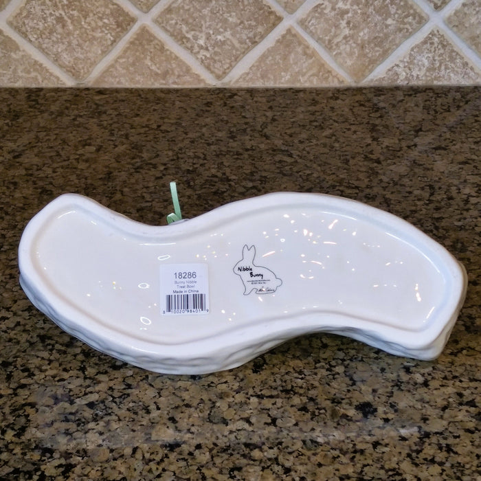 Bunny Nibbles Treat Easter Bowl Decorative Home Décor Blue Sky Clayworks