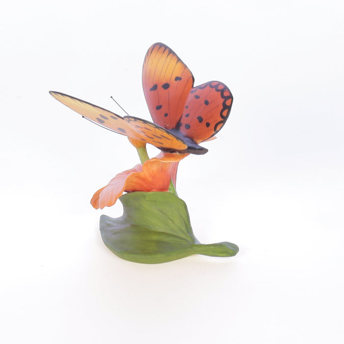 Butterflies_of_the_World_Fiery_Acraea_on_Hibiscus_Butterflies_of_the_World_Figurine_1985