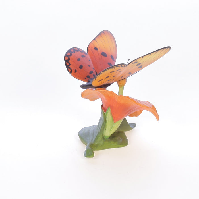 Butterflies_of_the_World_Fiery_Acraea_on_Hibiscus_Butterflies_of_the_World_Figurine_1985