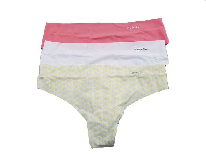 Calvin Klein 3 Pack Invisibles Thong Panty - QD3558
