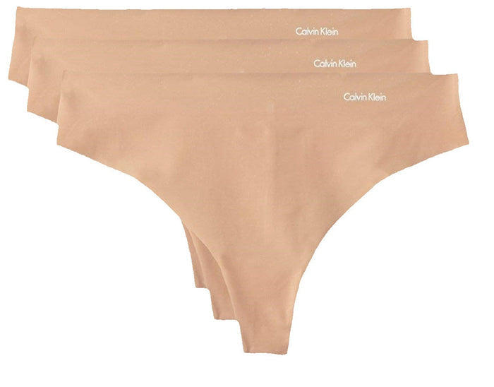 Calvin Klein 3 Pack Invisibles Thong Panty - QD3558