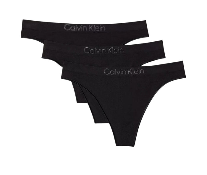 Calvin Klein Bonded Flex 3-Pack Mid Rise Thong - QD5211