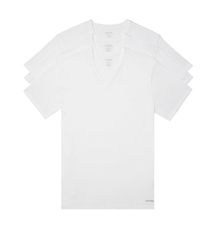 Calvin Klein Cotton Classic Fit 3-Pack V-Neck T-Shirt - NB4012