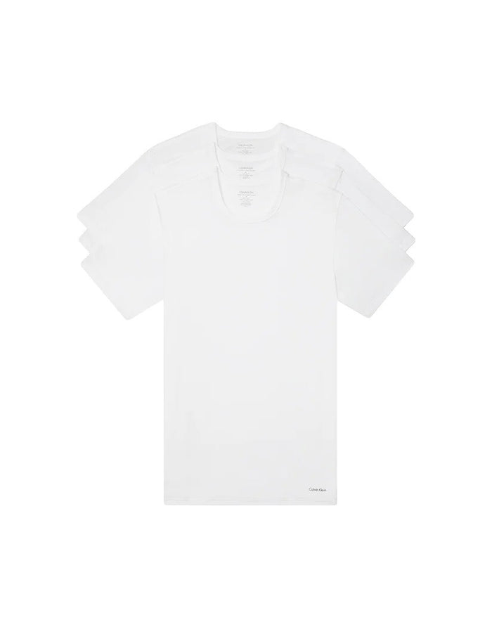 Calvin Klein Underwear Cotton Classics Multipack Short Sleeve Crew Neck Slim Fit White XL