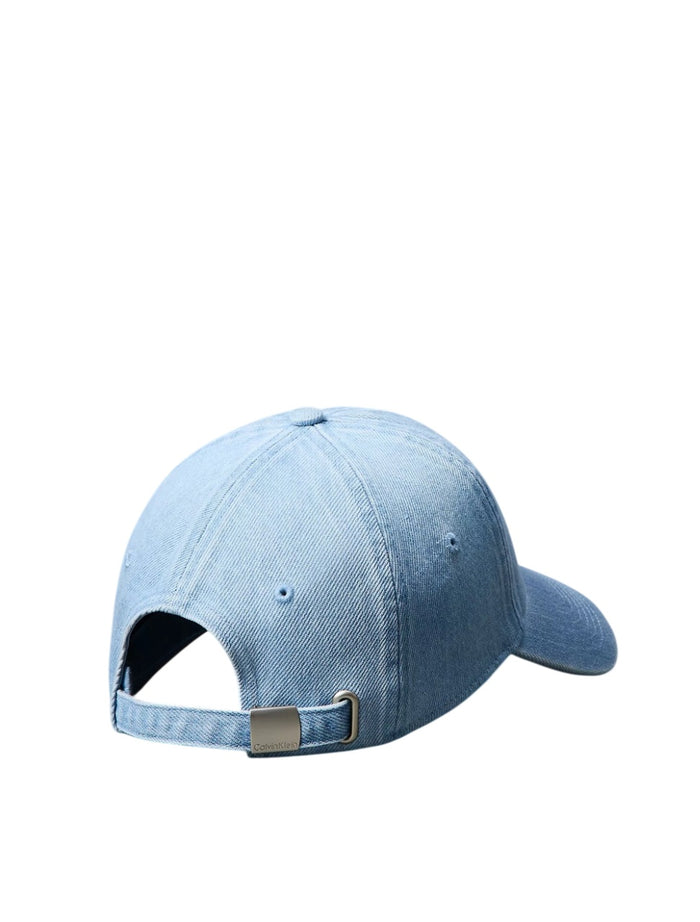 Calvin Klein Denim Embroidered Monogram Logo Baseball Cap - 4G5007G