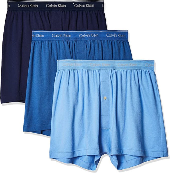Calvin Klein Men's Cotton Classics Multipack Knit Boxers - NB4005
