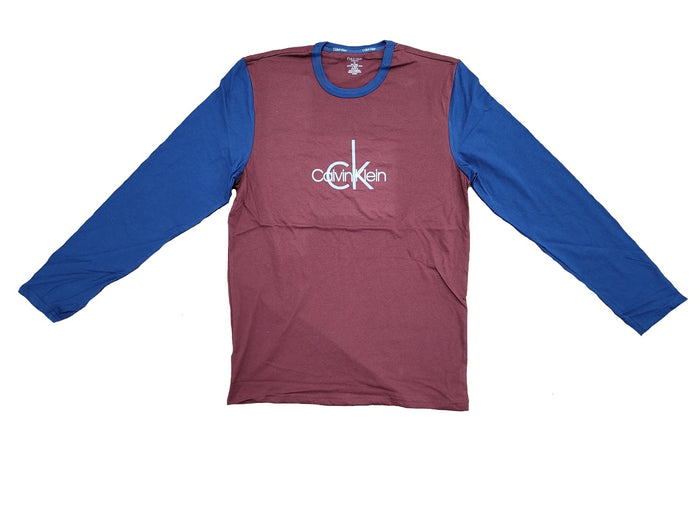 Calvin Klein Men's Long Sleeve Sleepwear Shirt - NP23050