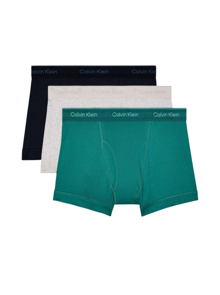 Calvin Klein Men's Underwear Cotton Classics Trunk 3 Pack - NB4002