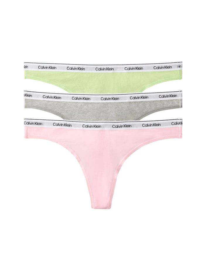 Calvin Klein Modern Logo 3-Pack Low Rise Thong - QD5209