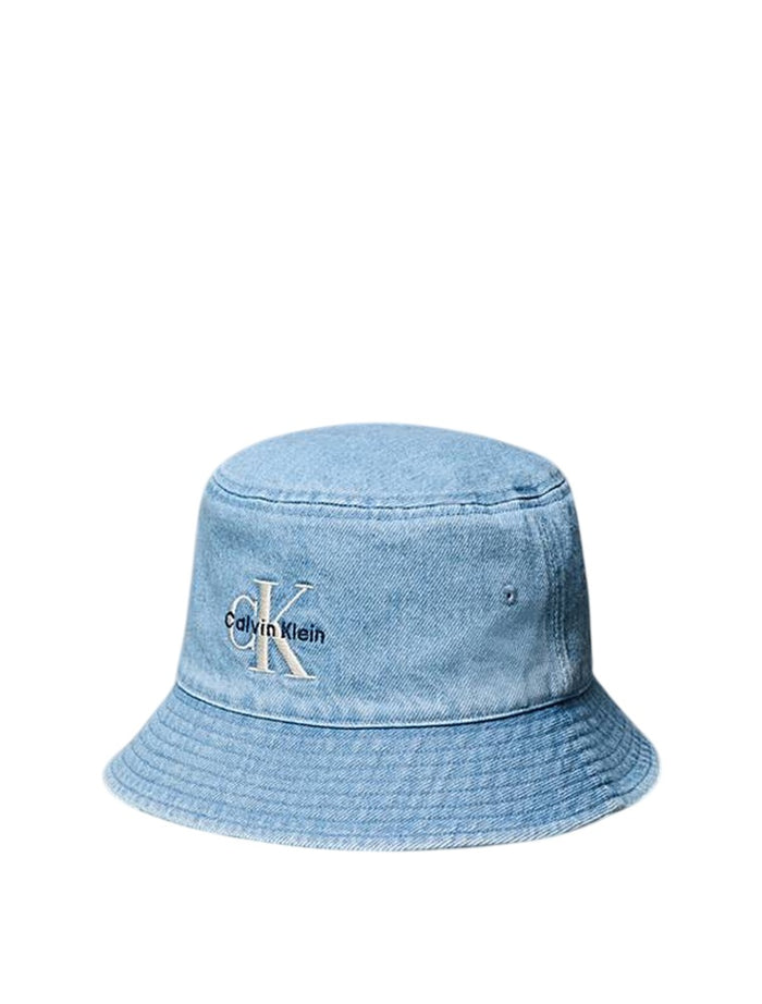 Calvin Klein Monologo Embroidery Denim Bucket Hat - 4G5021G
