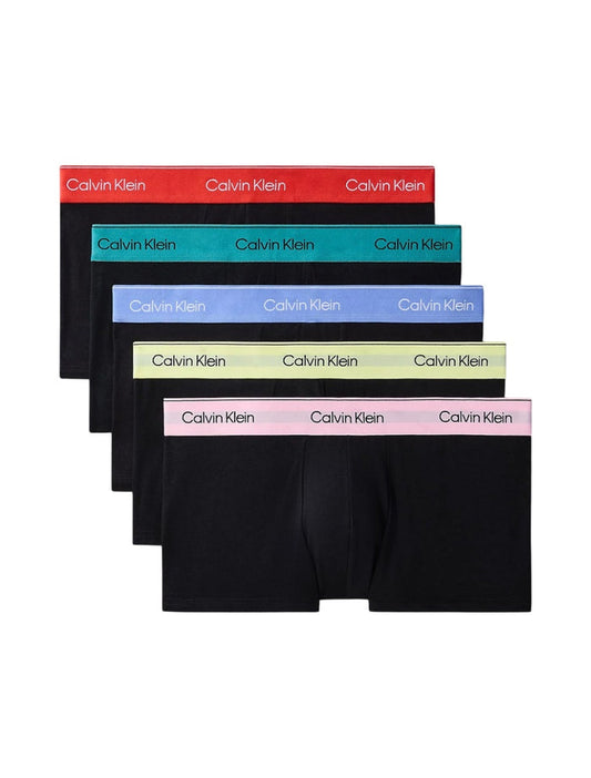 Calvin Klein Pride Icon Cotton Stretch 5 Pack Low Rise Trunks - NB4230