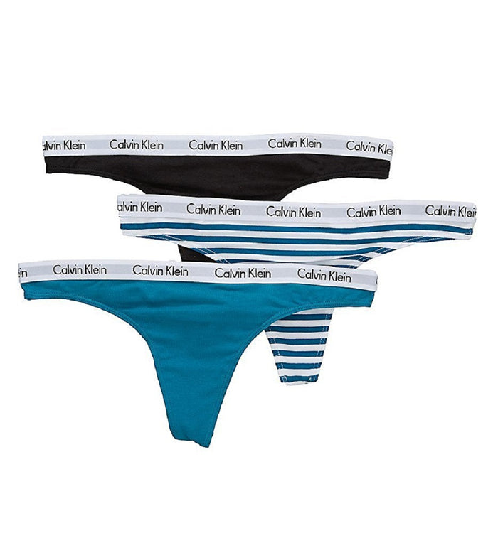 Calvin Klein Women's Carousel Thong Panty 3 Pack - QD3587