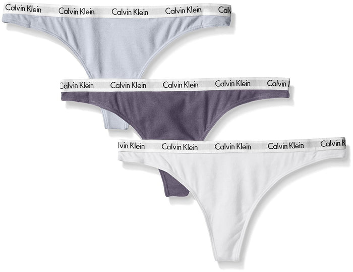 Calvin Klein Women's Carousel Thong Panty 3 Pack - QD3587
