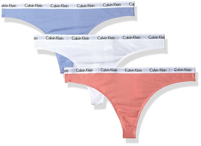 Calvin Klein Women's Carousel Thong Panty 3 Pack - QD3587