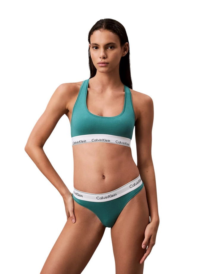 Calvin Klein Women's Modern Cotton Thong Panty - F3786
