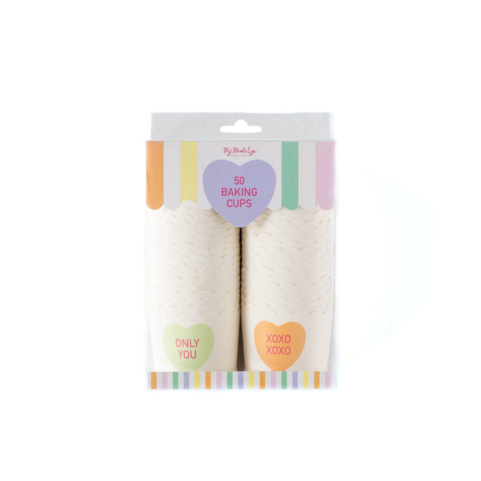 Candy Hearts Treat Cups