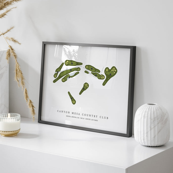 Canyon Mesa Country Club | Golf Course Map | On Table