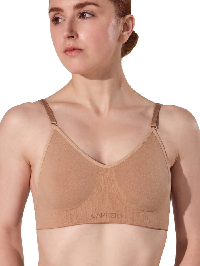 Capezio Seamless Clear Back Bra - 3683