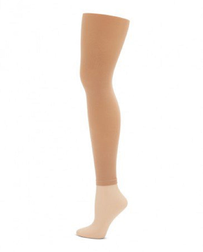 Capezio Women's Footless Tight With Self Knit Waist Band - 1917