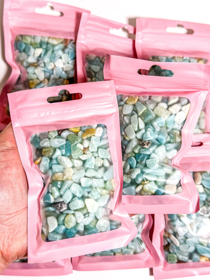 Caribbean Calcite Crystal Chip Bag