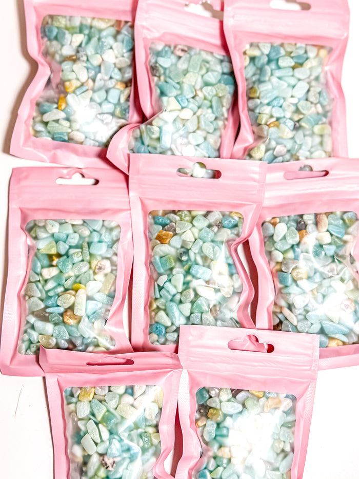 Caribbean Calcite Crystal Chip Bag