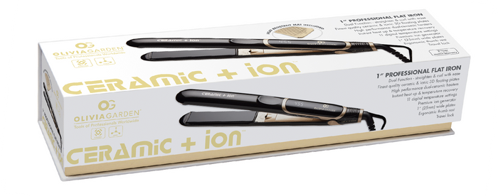 Ceramic + ion Flat Iron<br>Moxie