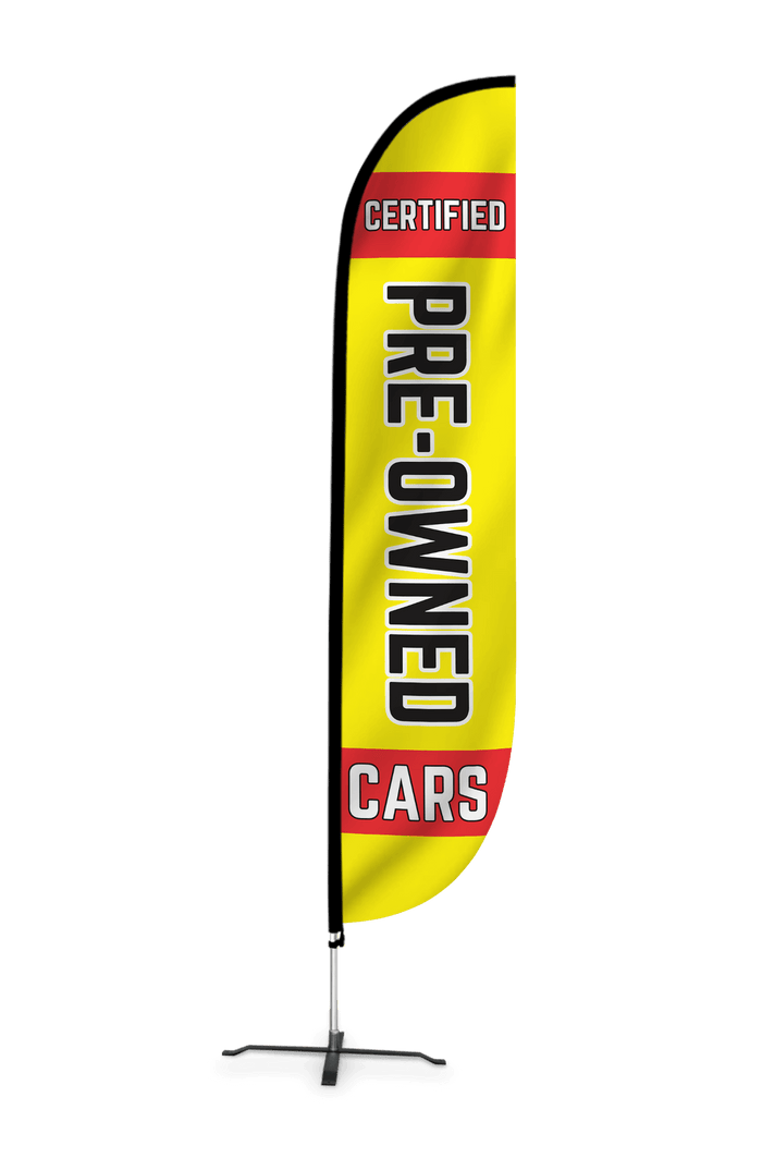 Certified Pre-Owned Feather Flag