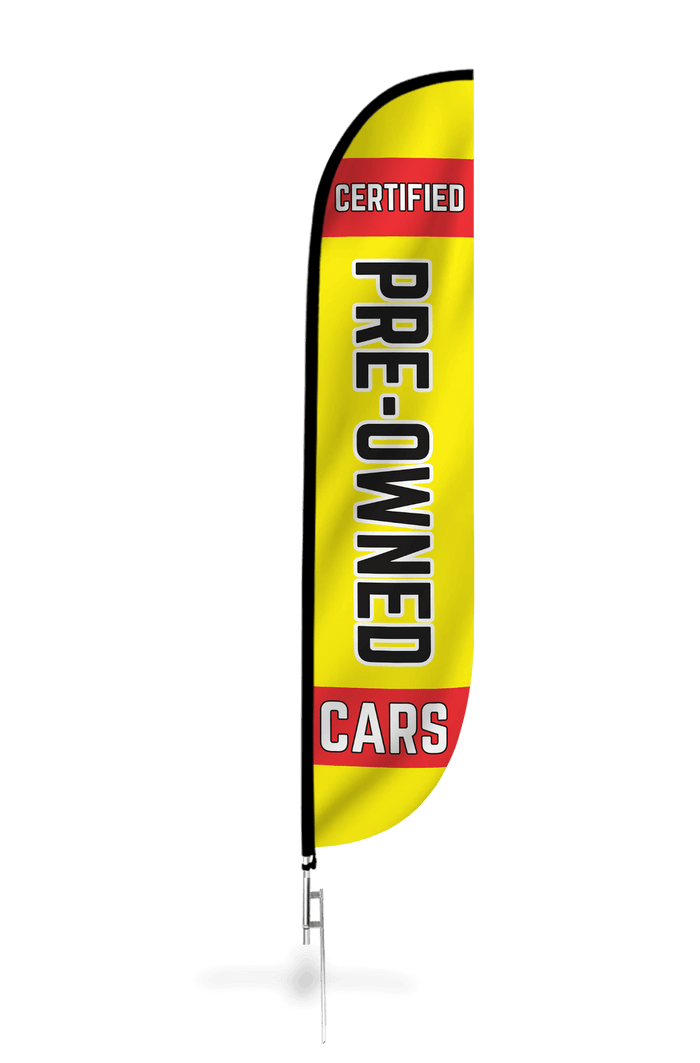 Certified Pre-Owned Feather Flag