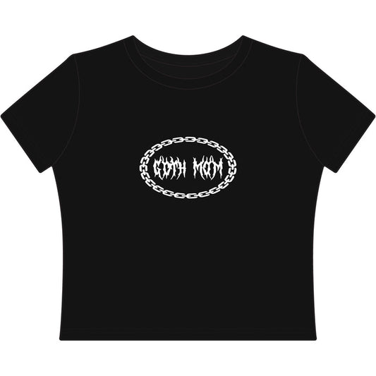 Chained Goth Mom Baby Tee (Adults)