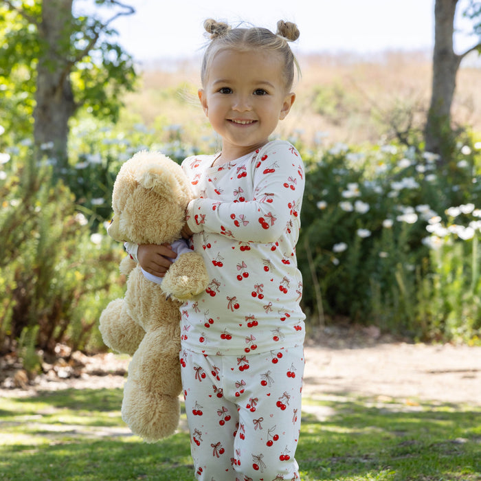 Cherry On Top Bamboo Kids Pajamas