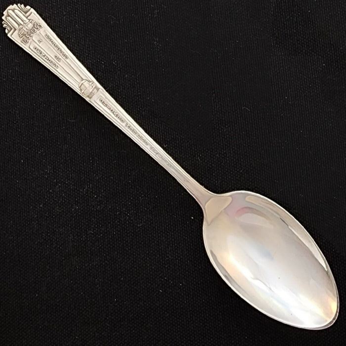 Chicago Worlds Fair 1933 Century of Progress Sterling Souvenir Spoon 5 7/8"