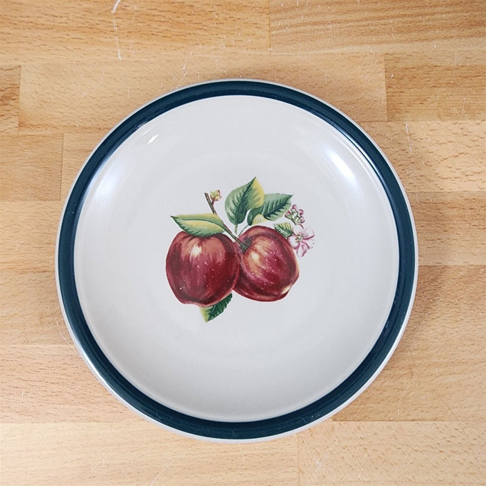 China Pearl Casuals Apples 4 Bread and Butter Plate Set Dinnerware 6 3/8"