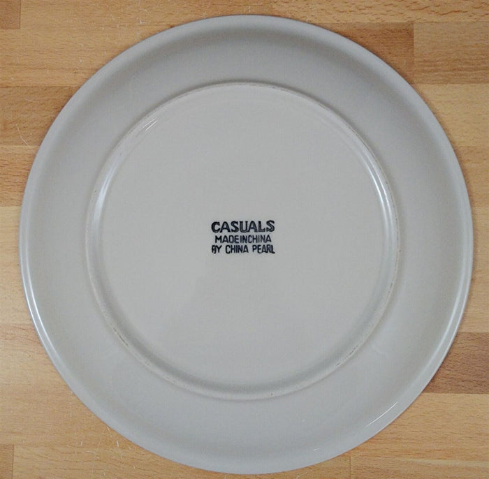 China Pearl Casuals Apples 4 Bread and Butter Plate Set Dinnerware 6 3/8"