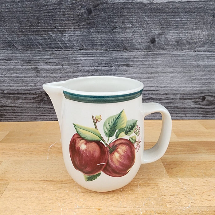 China Pearl Casuals Apples Creamer Pitcher Dinnerware Tableware 7 5/8"