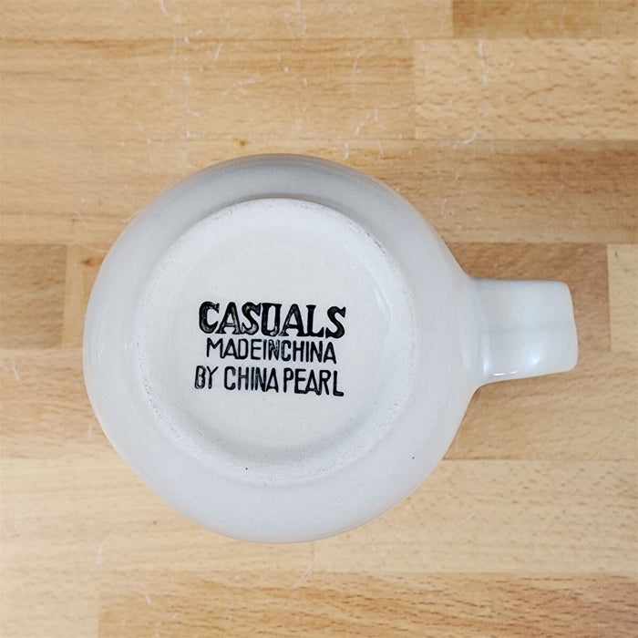 China Pearl Casuals Apples Creamer Pitcher Dinnerware Tableware 7 5/8"