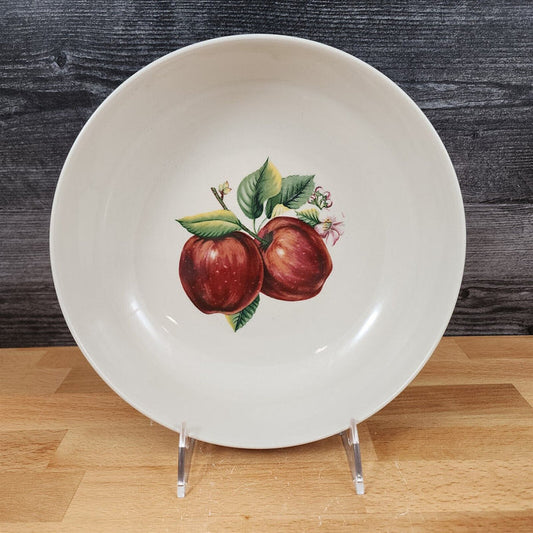 China Pearl Casuals Apples Round Vegetable Bowl Dinnerware Tableware 9"