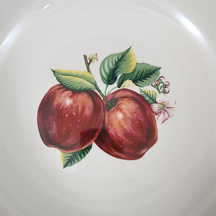 China Pearl Casuals Apples Round Vegetable Bowl Dinnerware Tableware 9"