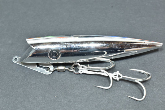 chrome blank gator bait tackle salmon trout trolling plug j-plug
