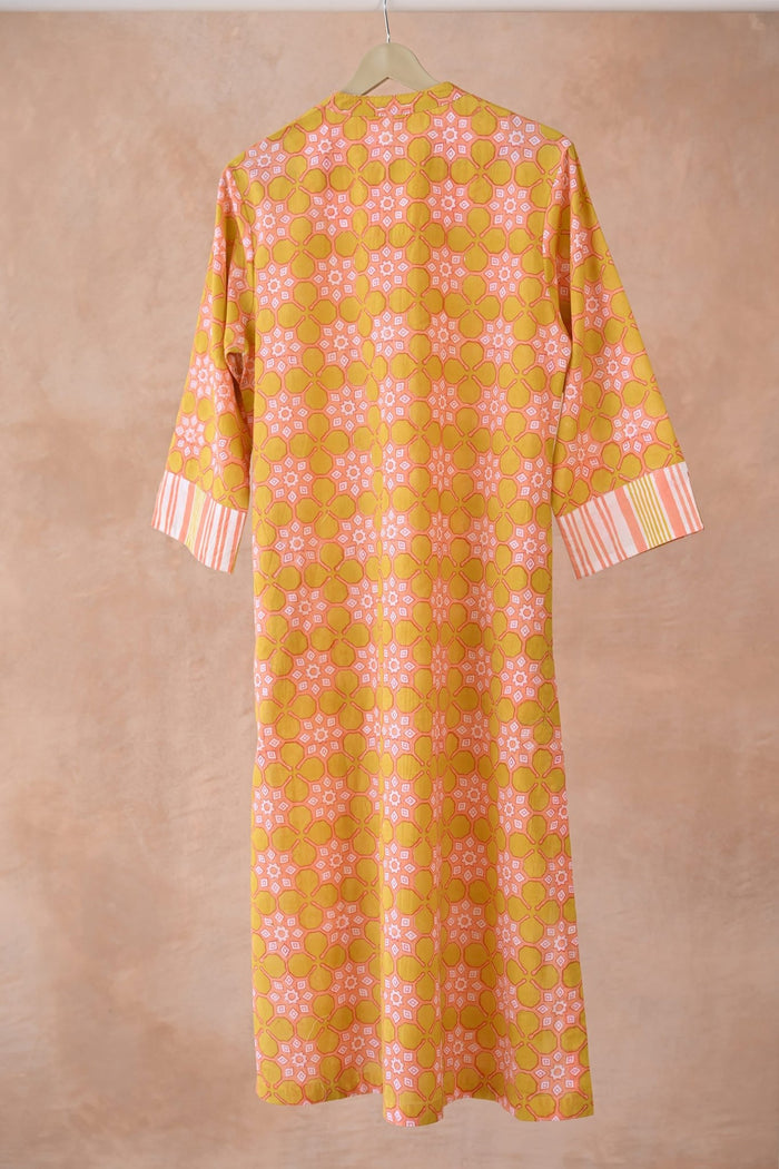 Citrus Bloom Printed Kurta - Tara - C - Tara