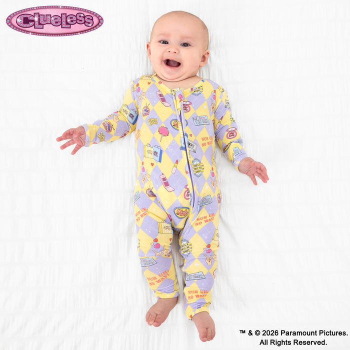 Clueless As If! Bamboo Convertible Footie