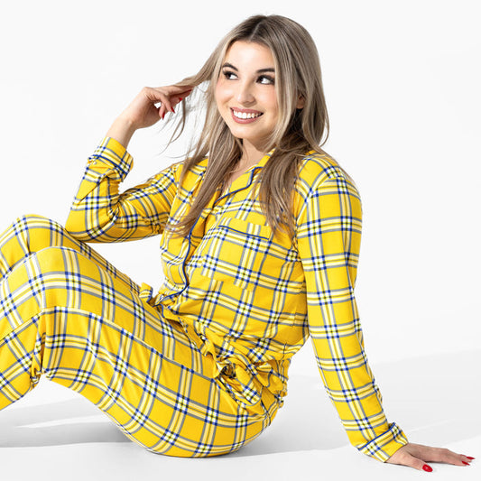 Clueless Total Betty Plaid Bamboo Women's Pajama Set
