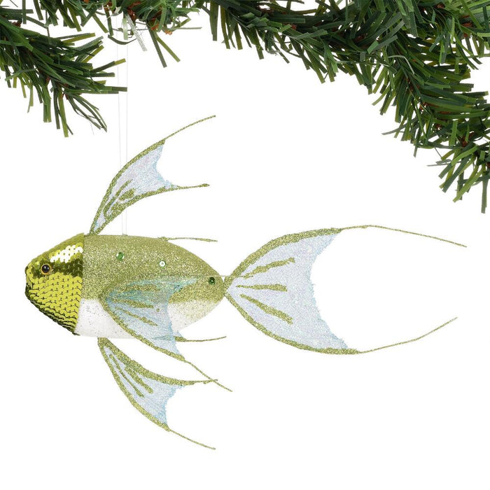 Coast to Coast Sparkle Fish Hanging Christmas Ornament