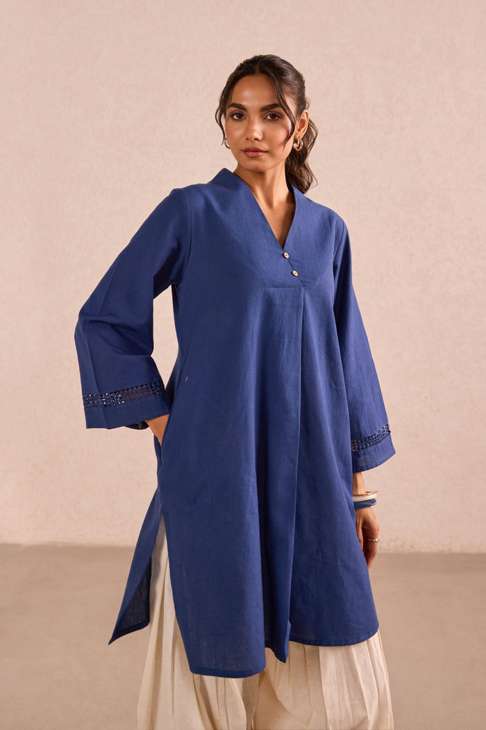 Cobalt Blue & Ivory Co-ord Set - Tara-C-Tara
