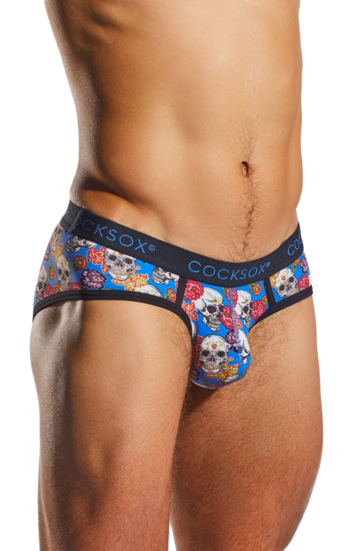 Cocksox Day of the Dead Sports Brief - CX76DD