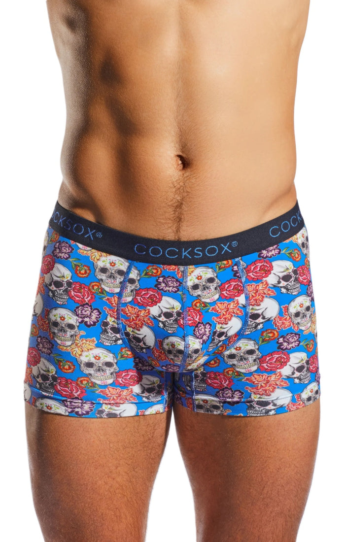 Cocksox Men's Day of the Dead Boxer Brief - CX12DD