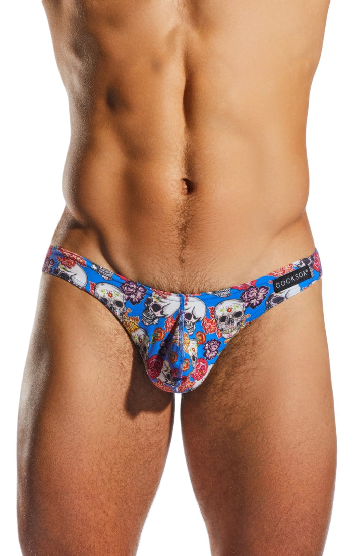 Cocksox Men's Day of the Dead Brief - CX01DD