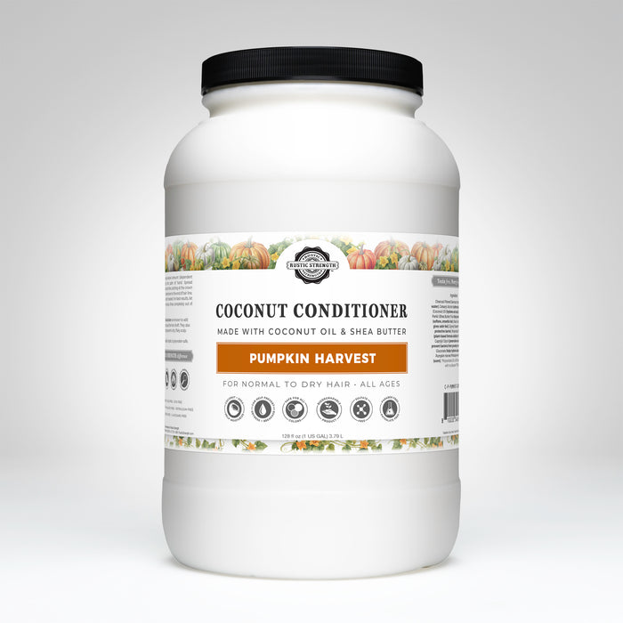 Rustic Strength, Coconut Conditioner, 128oz Plastic, Pumpkin Harvest