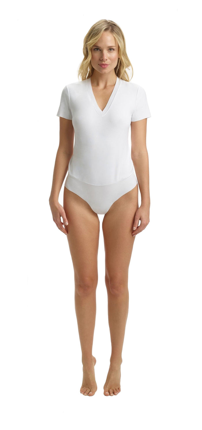 Commando Essential Cotton Bodysuit Tee - BDS124