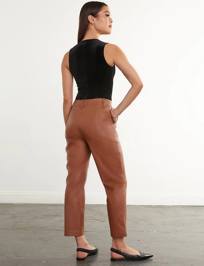 Commando Faux Leather 7/8 Trouser - SLG67